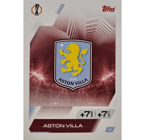 Topps Match Attax Champions League 2025/26 KARTE 082 ASTON VILLA