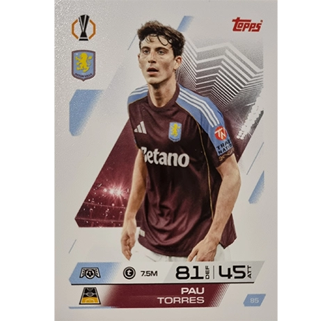 Topps Match Attax Champions League 2025/26 Karte 085 PAU TORRES