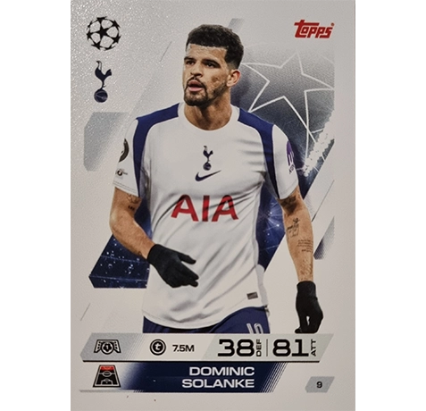 Topps Match Attax Champions League 2025/26 Karte 009 DOMINIC SOLANKE