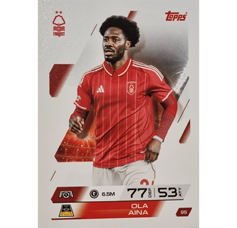 Topps Match Attax Champions League 2025/26 Karte 095 OLA AINA