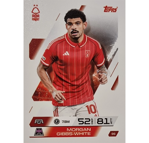 Topps Match Attax Champions League 2025/26 KARTE 096 MORGAN GIBBS WHITE