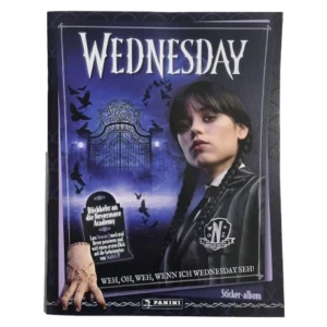 Panini Wednesday 2 Sticker Stickeralbum – Rückkehr an die Nevermore Academy | 32 Seiten + Poster + 6 Gratissticker