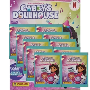 Panini Gabbys Dollhouse Glücksmomente Sticker Album + 10 Stickertüten | Sticker-und-co.de
