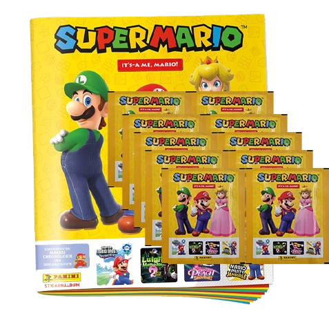 Panini Super Mario Sticker Serie 2 – Stickeralbum + 10 Stickertüten | Sticker-und-co.de