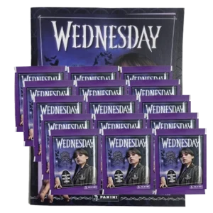 Panini Wednesday 2 Sticker Bundle | Album + 15 Stickertüten – Rückkehr an die Nevermore Academy