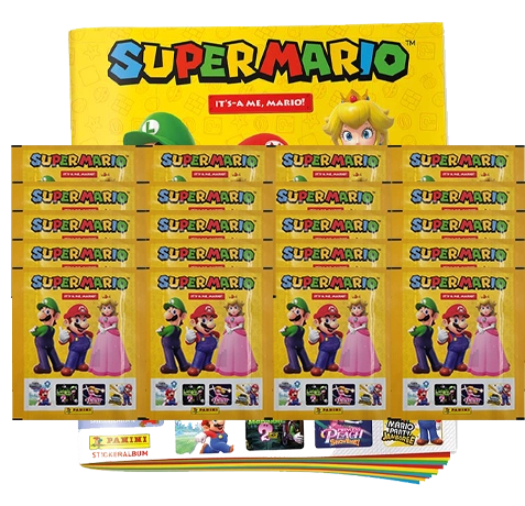 Panini Super Mario Sticker Serie 2 – Stickeralbum + 20 Stickertüten | Sticker-und-co.de
