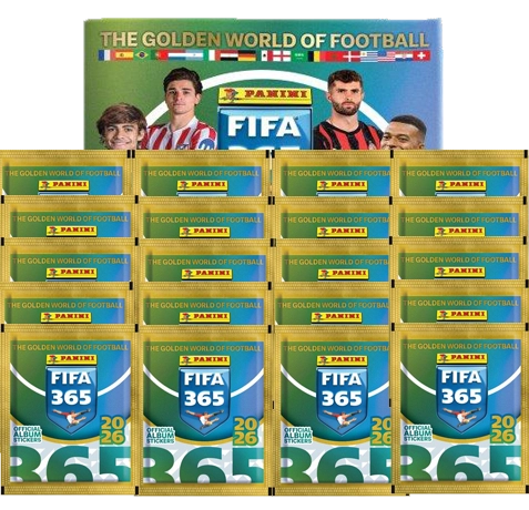 Panini FIFA 365 2026 Sticker Album + 20 Tüten | 100 Sticker | Sticker-und-co.de