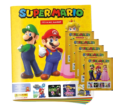 Panini Super Mario Sticker Serie 2 – Stickeralbum + 5 Stickertüten | Sticker-und-co.de