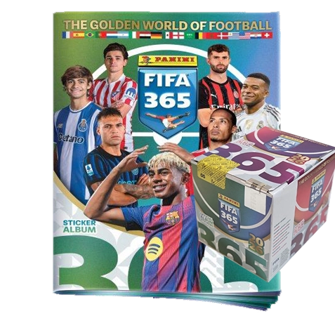Panini FIFA 365 2026 Sticker Album + Display | 36 Tüten à 5 Sticker | Sticker-und-co.de