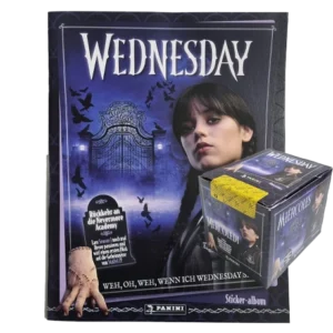 Panini Wednesday 2 Sticker Bundle | Album + Display (36 Tüten) – Rückkehr an die Nevermore Academy