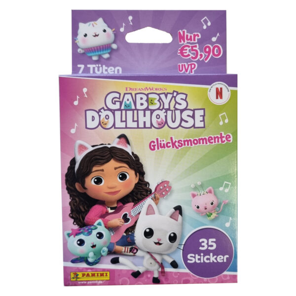 Panini Gabbys Dollhouse Glücksmomente Sticker Eco Blister (7 Tüten) | Sticker-und-co.de