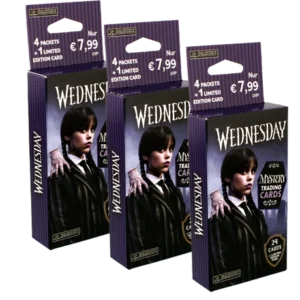 Panini Wednesday Trading Cards 3x Eco Blister