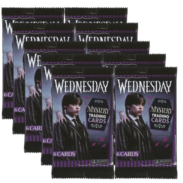 Panini Wednesday Trading Cards 10 Booster