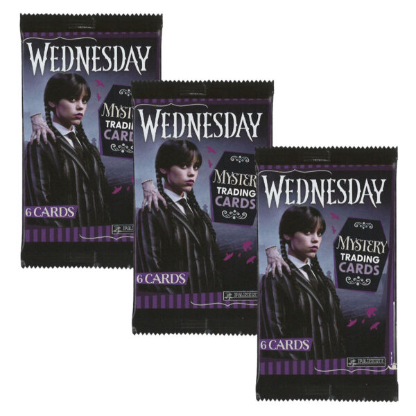 Panini Wednesday Trading Cards 3 Booster