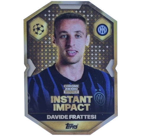Topps Match Attax Champions League 2025/26 Chrome Award Winner CA13 Davide Frattesi – Instant Impact