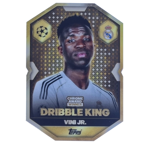 Topps Match Attax Champions League 2025/26 Chrome Award Winner CA15 Vinícius Jr. – Dribble King