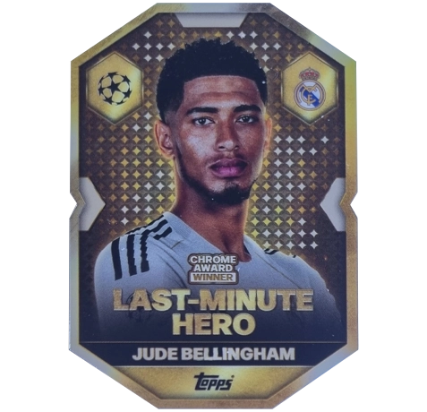Topps Match Attax Champions League 2025/26 Chrome Award Winner CA16 Jude Bellingham – Last Minute Hero