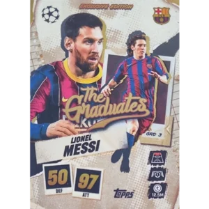 Topps Match Attax Champions League 2025/26 The Graduates GDR 3 LIONEL MESSI