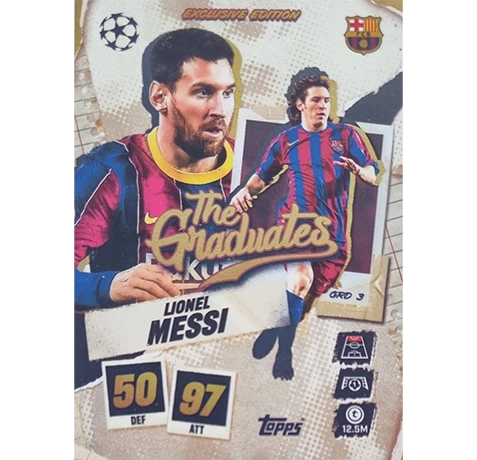 Topps Match Attax Champions League 2025/26 The Graduates GDR 3 LIONEL MESSI