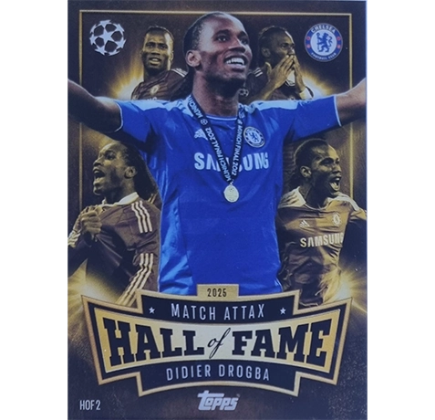 Topps Match Attax Champions League 2025/26 Hall of Fame HOF 2 DIDIER DROGBA