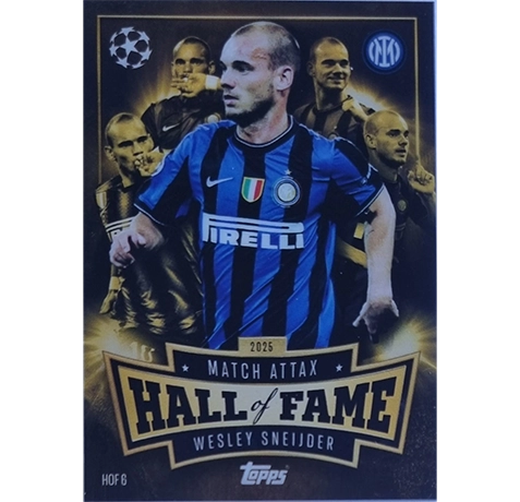 Topps Match Attax Champions League 2025/26 Hall of Fame HOF 6 WESLEY SNEIJDER
