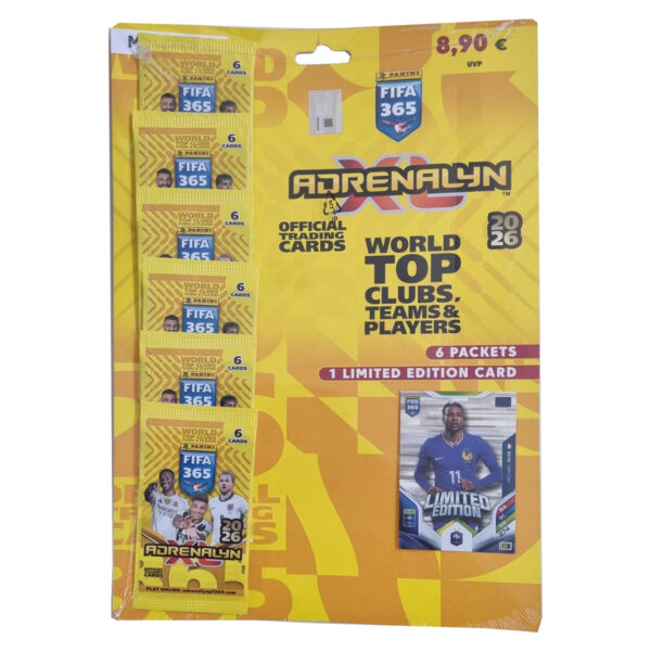 Panini FIFA 365 2026 Adrenalyn XL Multipack Michael Olise | 6 Booster + LE