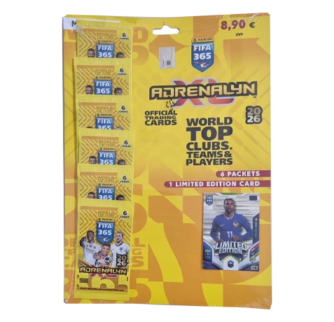 Panini FIFA 365 2026 Adrenalyn XL Multipack Michael Olise | 6 Booster + LE