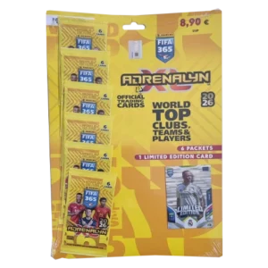 Panini FIFA 365 2026 Adrenalyn XL Multipack Vinícius Jr. | 6 Booster + LE