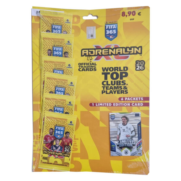 Panini FIFA 365 2026 Adrenalyn XL | Multipack Nick Woltemade | 6 Booster + LE