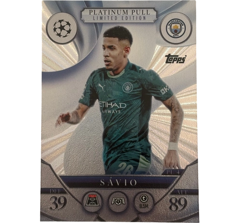 Topps Match Attax Champions League 2025/26 Platinum Pull Limited Edition PL 4 SÁVIO