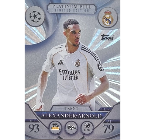 Topps Match Attax Champions League 2025/26 Platinum Pull Limited Edition PL 5 TRENT ALEXANDER-ARNOLD