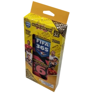 Panini FIFA 365 2026 Adrenalyn XL Pencil Tin Schwarz-Pink | Momentum Oro Pack + 2 Booster