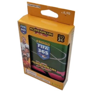 Panini FIFA 365 2026 Adrenalyn XL Collector Tin Grün-Pink | 5 Booster + 2 Limited