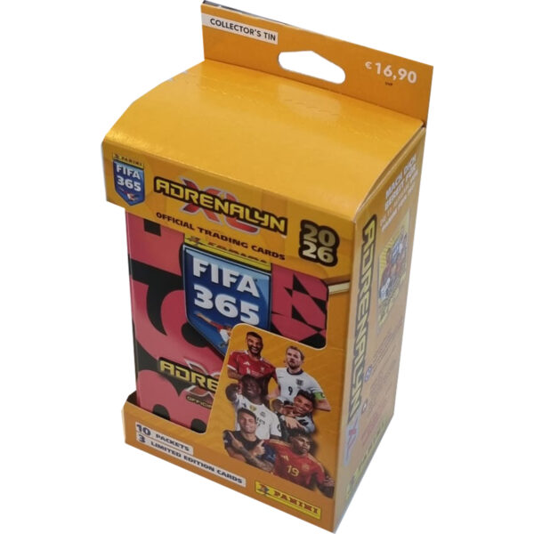 Panini FIFA 365 2026 Adrenalyn XL Classic Tin Schwarz-Pink | 10 Booster + 3 Limited