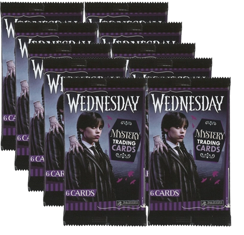 Panini Wednesday Trading Cards 10 Booster