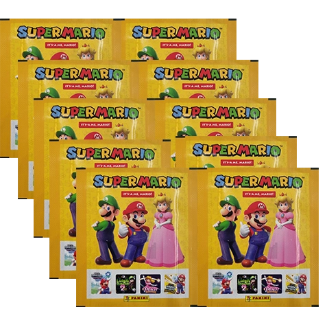 Panini Super Mario Sticker Serie 2 | 10 Stickertüten | Sticker-und-co.de