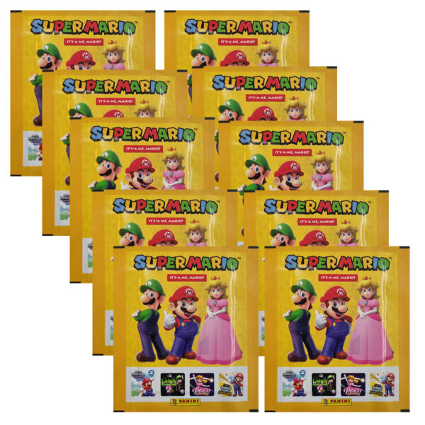 Panini Super Mario Sticker Serie 2 | 10 Stickertüten | Sticker-und-co.de