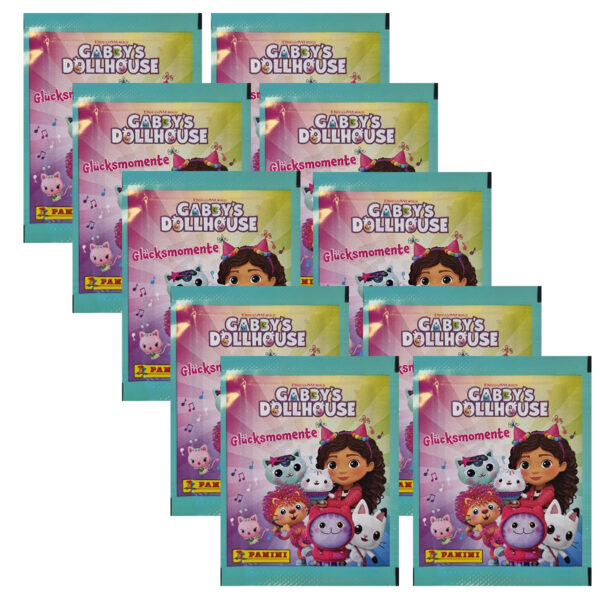 Panini Gabbys Dollhouse Glücksmomente Sticker 10 Stickertüten | Sticker-und-co.de