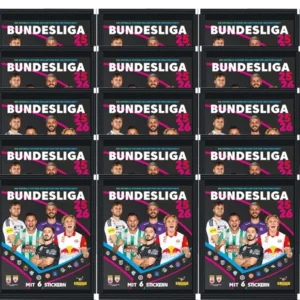 Panini Admiral Österreichische Bundesliga Sticker 2025/26 – 15 Stickertüten