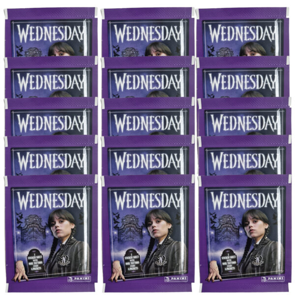 Panini Wednesday 2 Sticker – 15 Stickertüten | Rückkehr an die Nevermore Academy