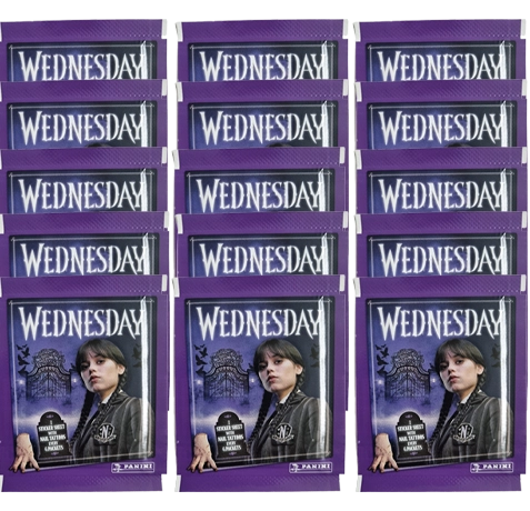 Panini Wednesday 2 Sticker – 15 Stickertüten | Rückkehr an die Nevermore Academy