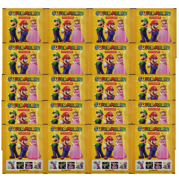 Panini Super Mario Sticker Serie 2 | 20 Stickertüten | Sticker-und-co.de