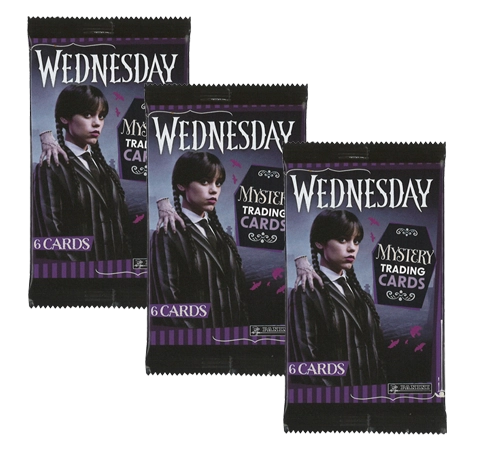 Panini Wednesday Trading Cards 3 Booster