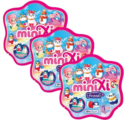 miniXi Frosty Friends 3er Pack kaufen | 3 Überraschungstüten | Blue Ocean Sammelfiguren mit Rabatt