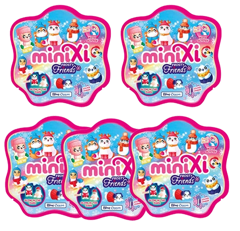miniXi Frosty Friends 5er Pack kaufen | 5 Überraschungstüten | Blue Ocean Sammelfiguren mit Rabatt