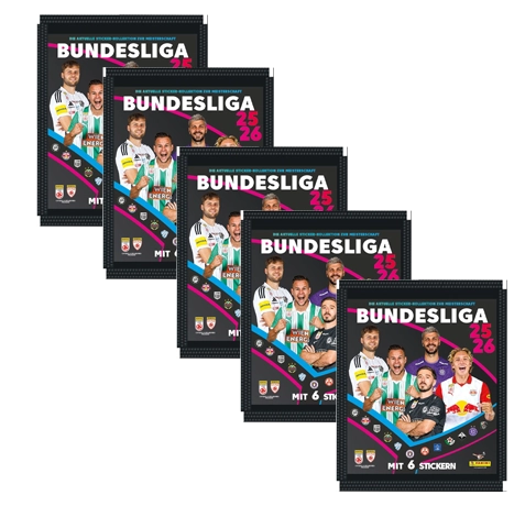Panini Admiral Österreichische Bundesliga Sticker 2025/26