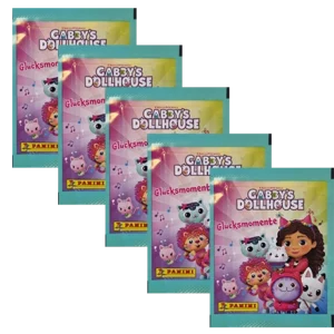 Panini Gabbys Dollhouse Glücksmomente Sticker 5 Stickertüten | Sticker-und-co.de