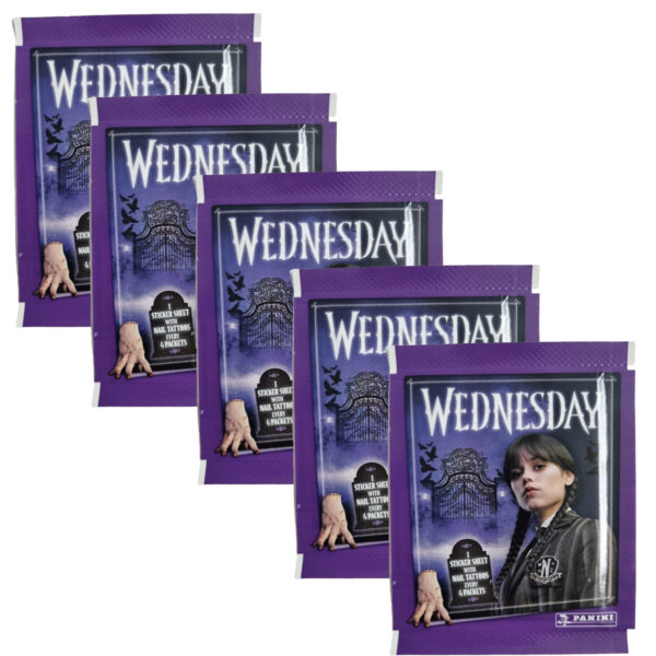 Panini Wednesday 2 Sticker – 5 Stickertüten | Rückkehr an die Nevermore Academy