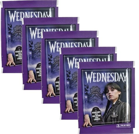Panini Wednesday 2 Sticker – 5 Stickertüten | Rückkehr an die Nevermore Academy