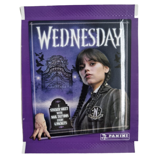 Panini Wednesday 2 Sticker – Stickertüte (5 Sticker) | Rückkehr an die Nevermore Academy
